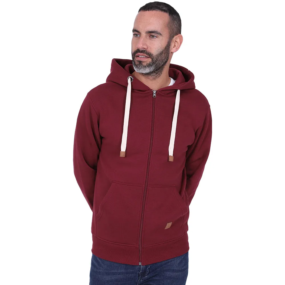 Men's Full Zip Fleece Hoodie - Grey