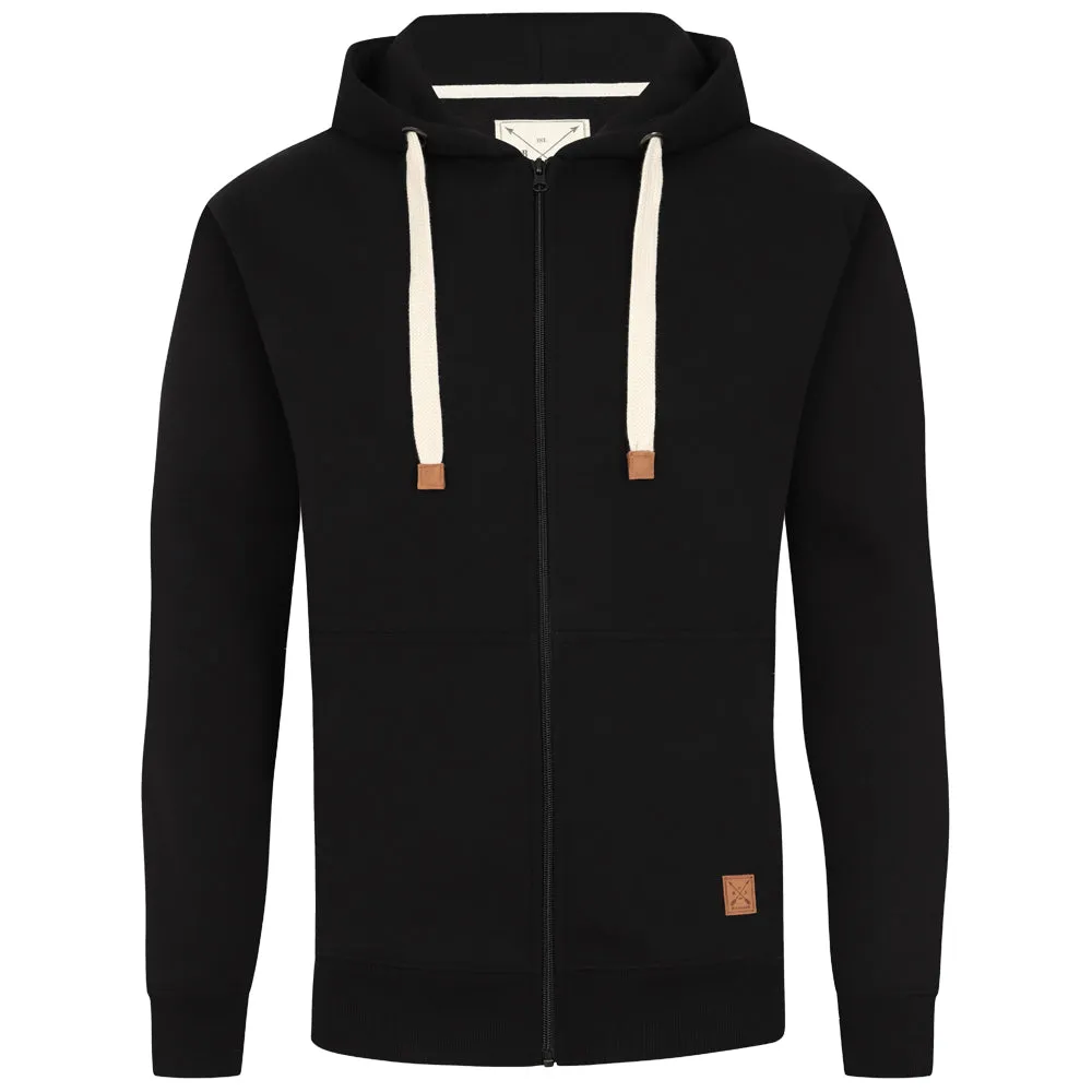 Men's Full Zip Fleece Hoodie - Grey