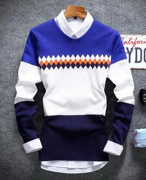 Men's Stylish Striped Sweater