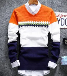 Men's Stylish Striped Sweater