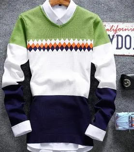 Men's Stylish Striped Sweater