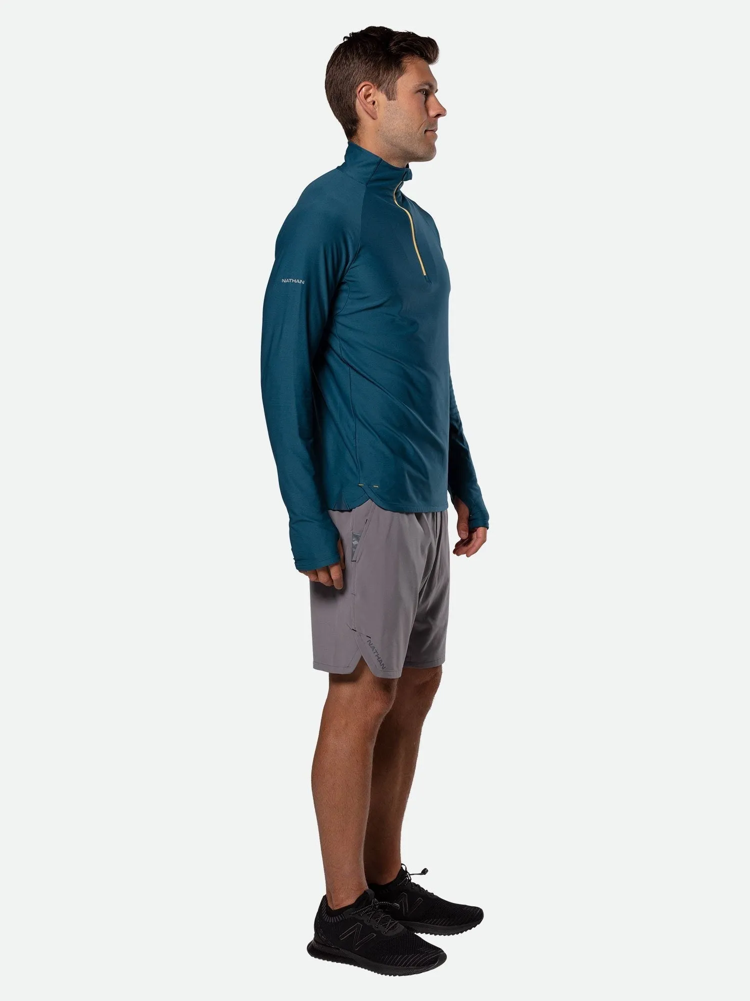 Men's Tempo Quarter Zip Long Sleeve Shirt