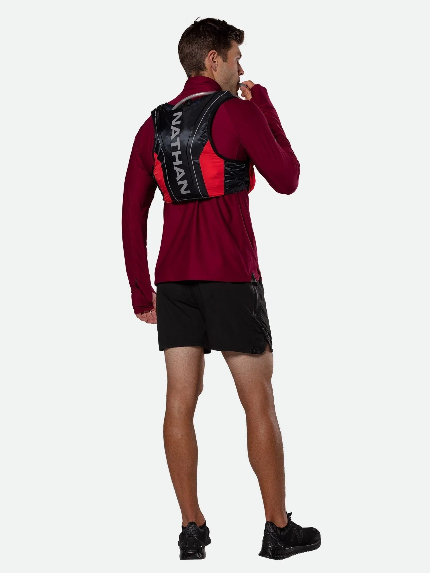 Men's Tempo Quarter Zip Long Sleeve Shirt
