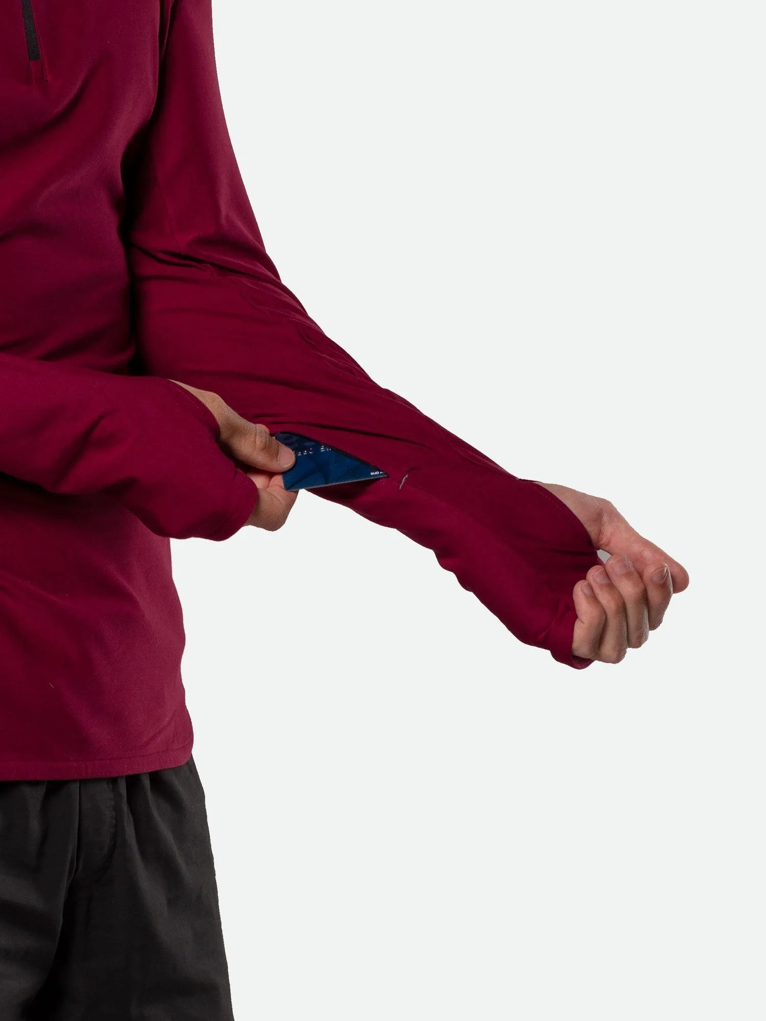 Men's Tempo Quarter Zip Long Sleeve Shirt