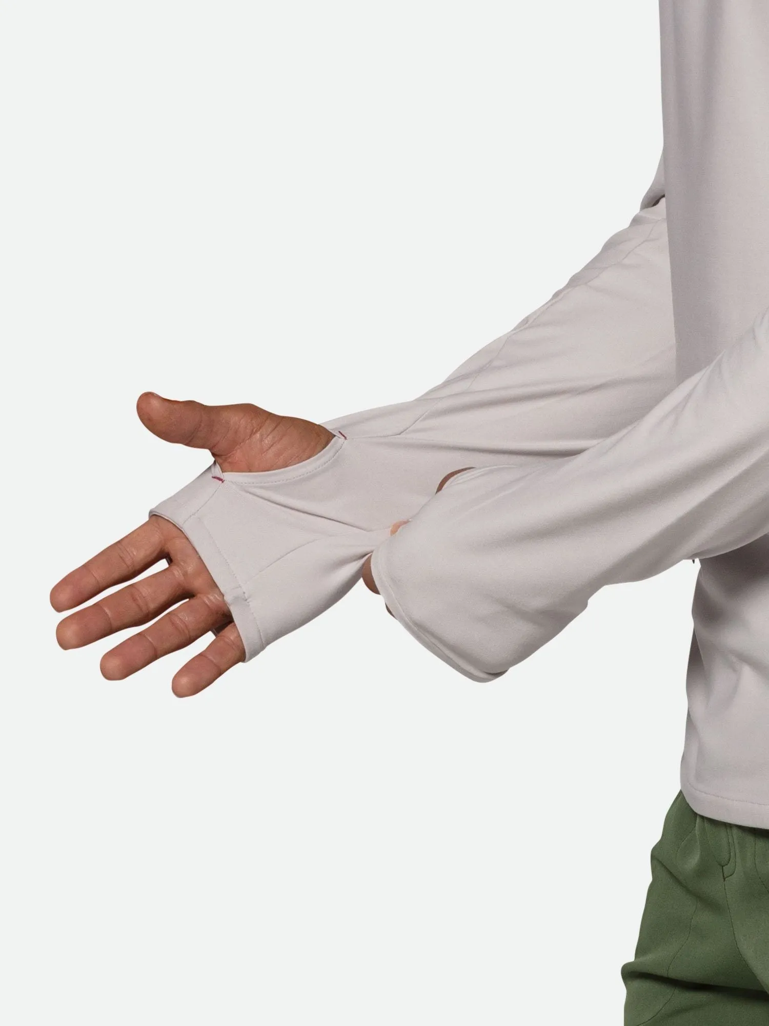 Men's Tempo Quarter Zip Long Sleeve Shirt