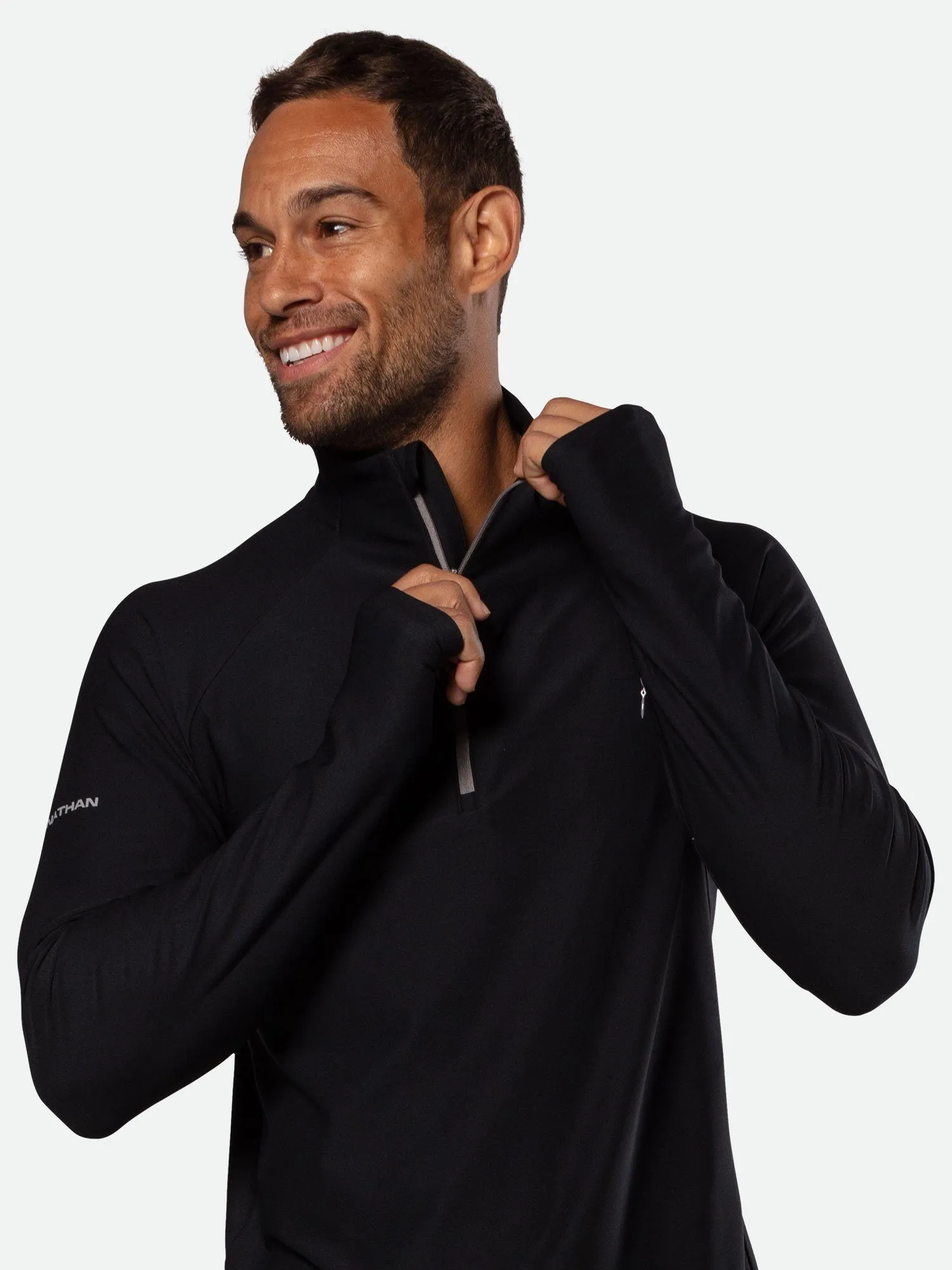 Men's Tempo Quarter Zip Long Sleeve Shirt