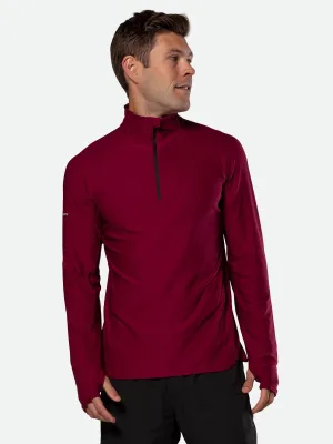 Men's Tempo Quarter Zip Long Sleeve Shirt
