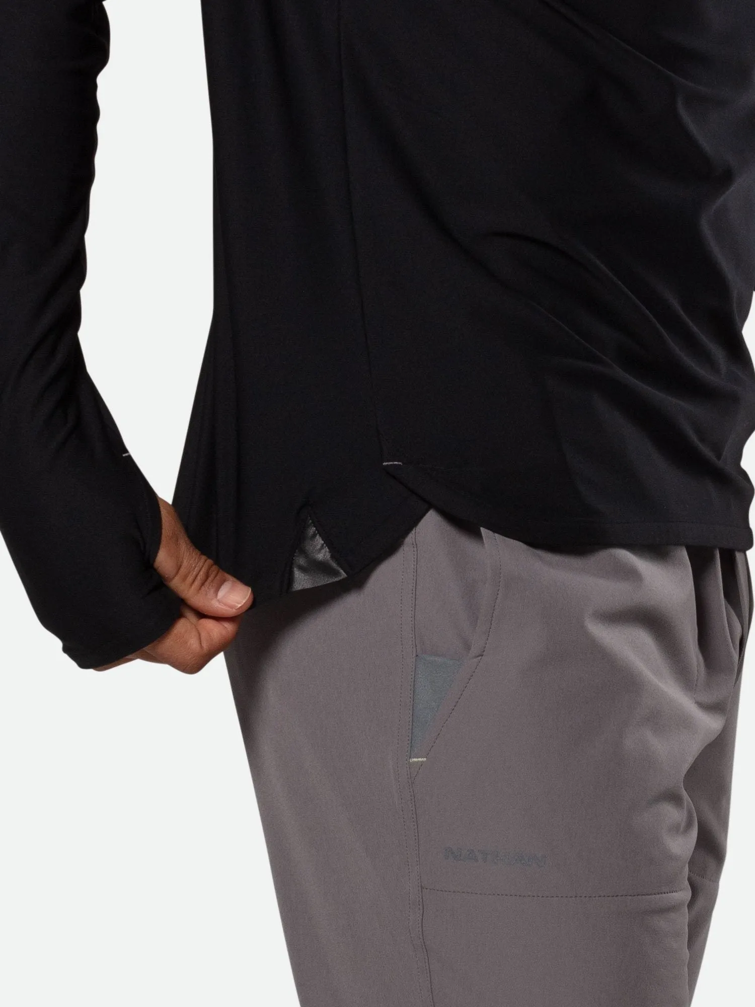Men's Tempo Quarter Zip Long Sleeve Shirt
