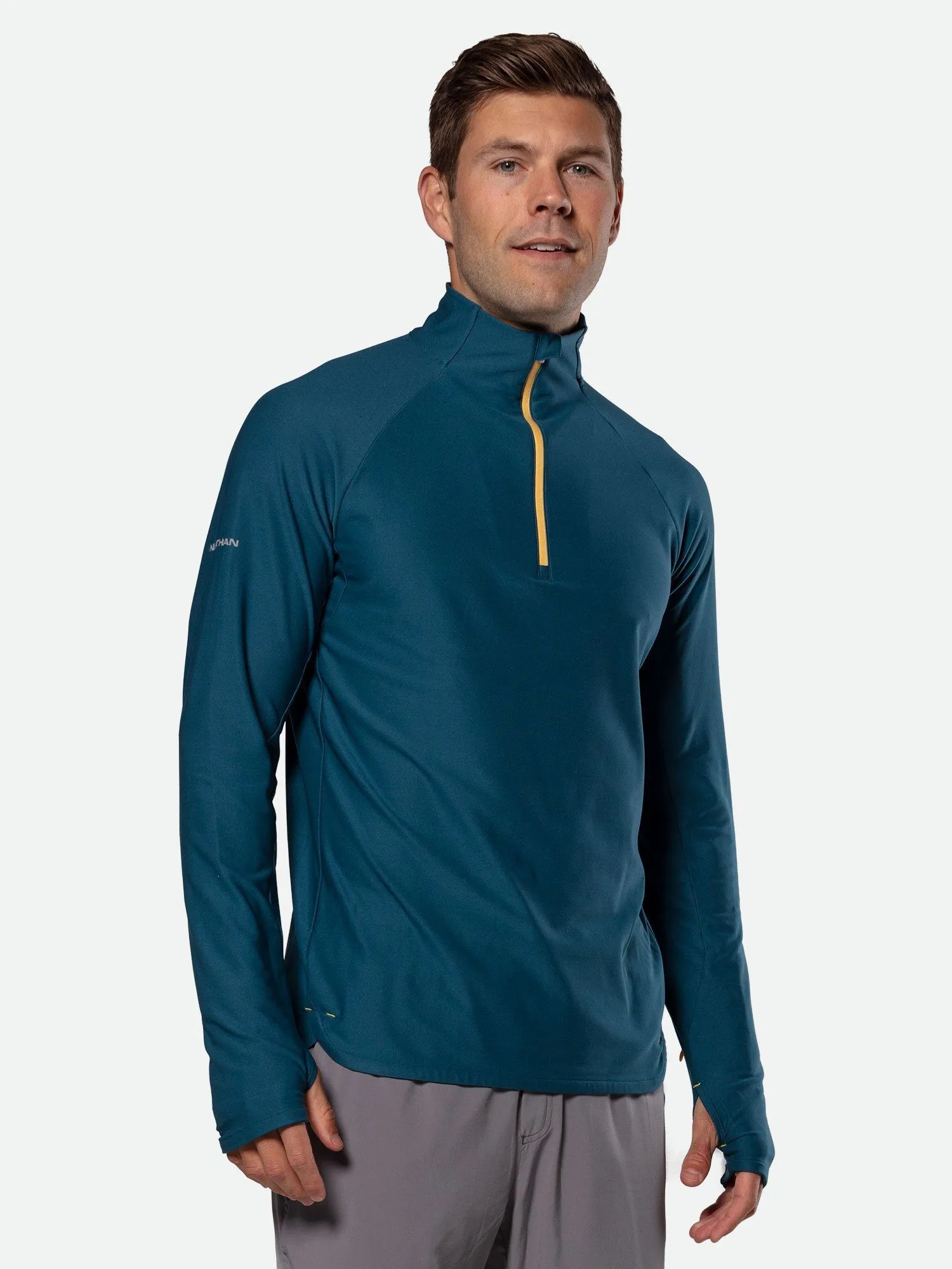 Men's Tempo Quarter Zip Long Sleeve Shirt