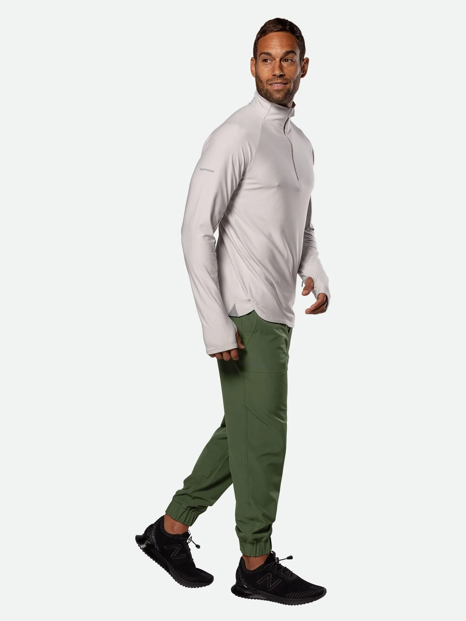 Men's Tempo Quarter Zip Long Sleeve Shirt