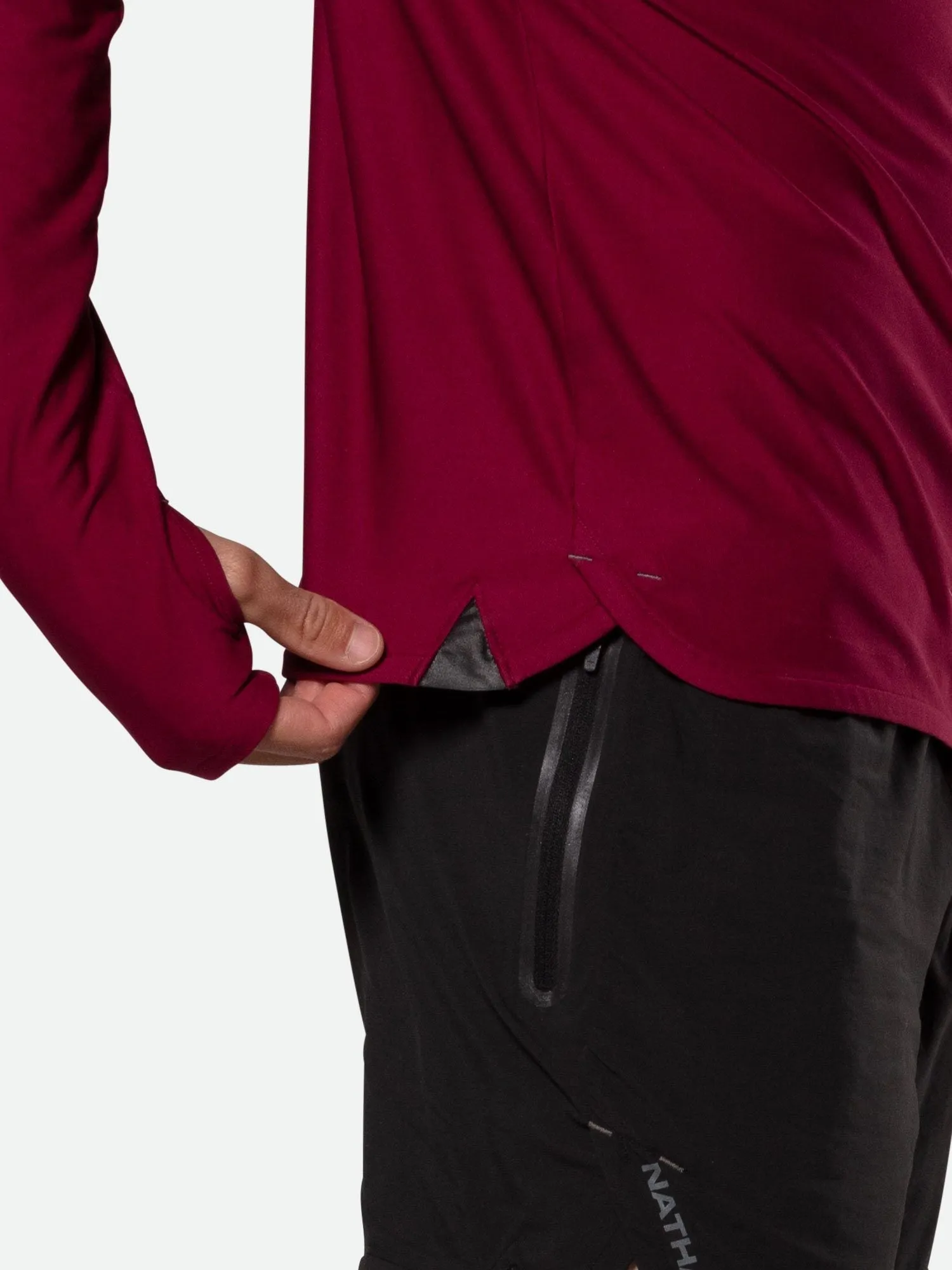 Men's Tempo Quarter Zip Long Sleeve Shirt