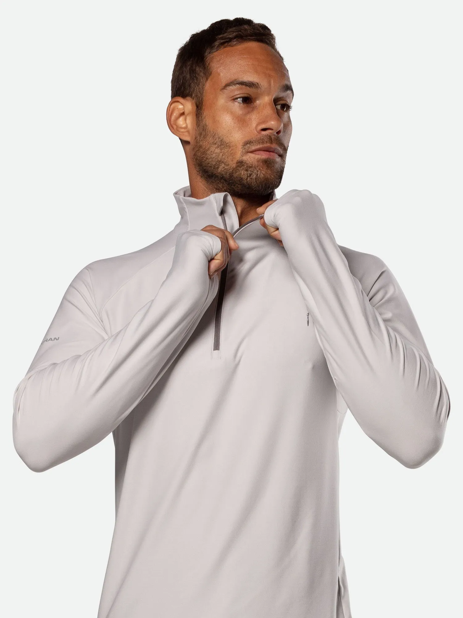 Men's Tempo Quarter Zip Long Sleeve Shirt