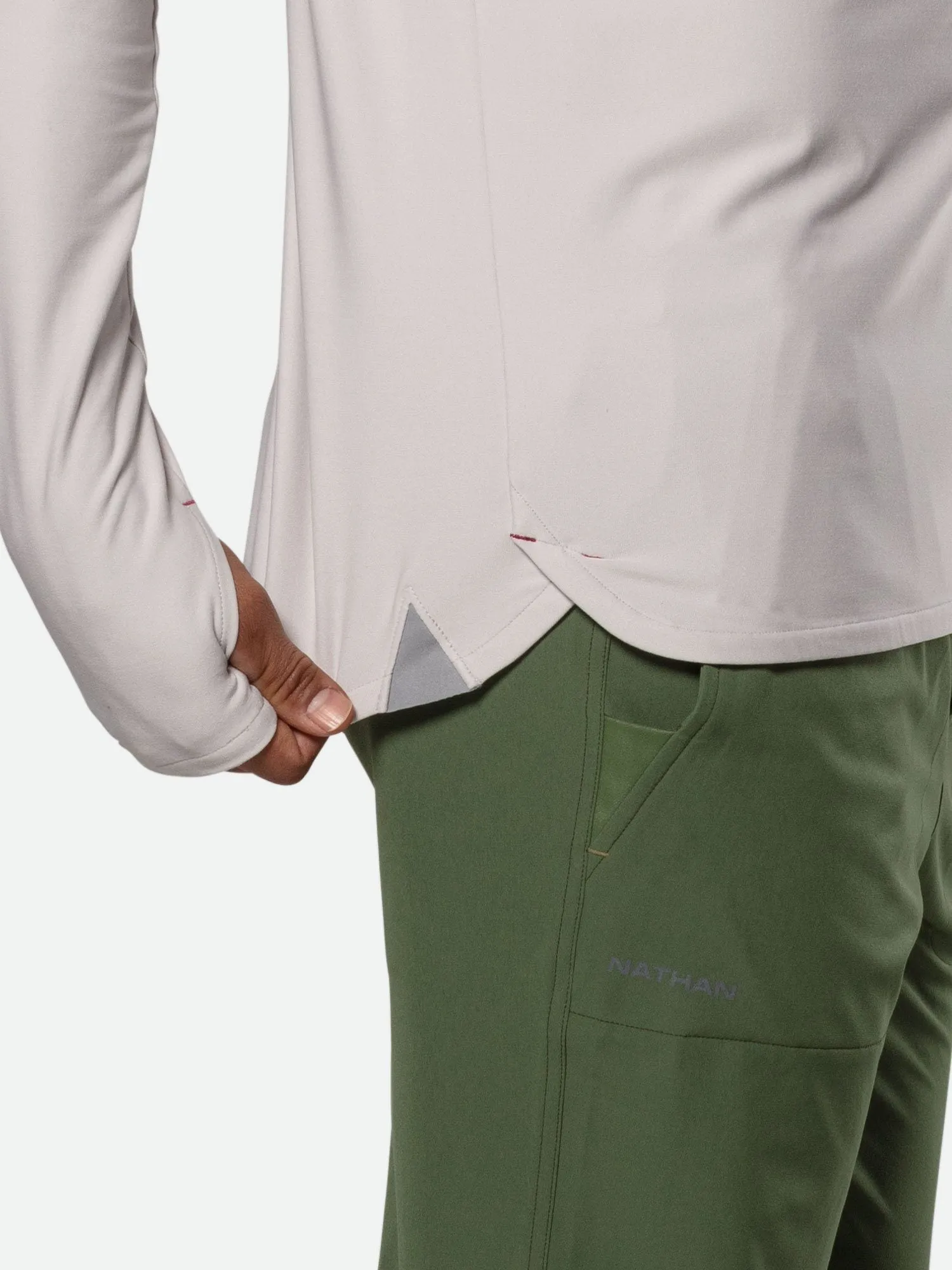 Men's Tempo Quarter Zip Long Sleeve Shirt