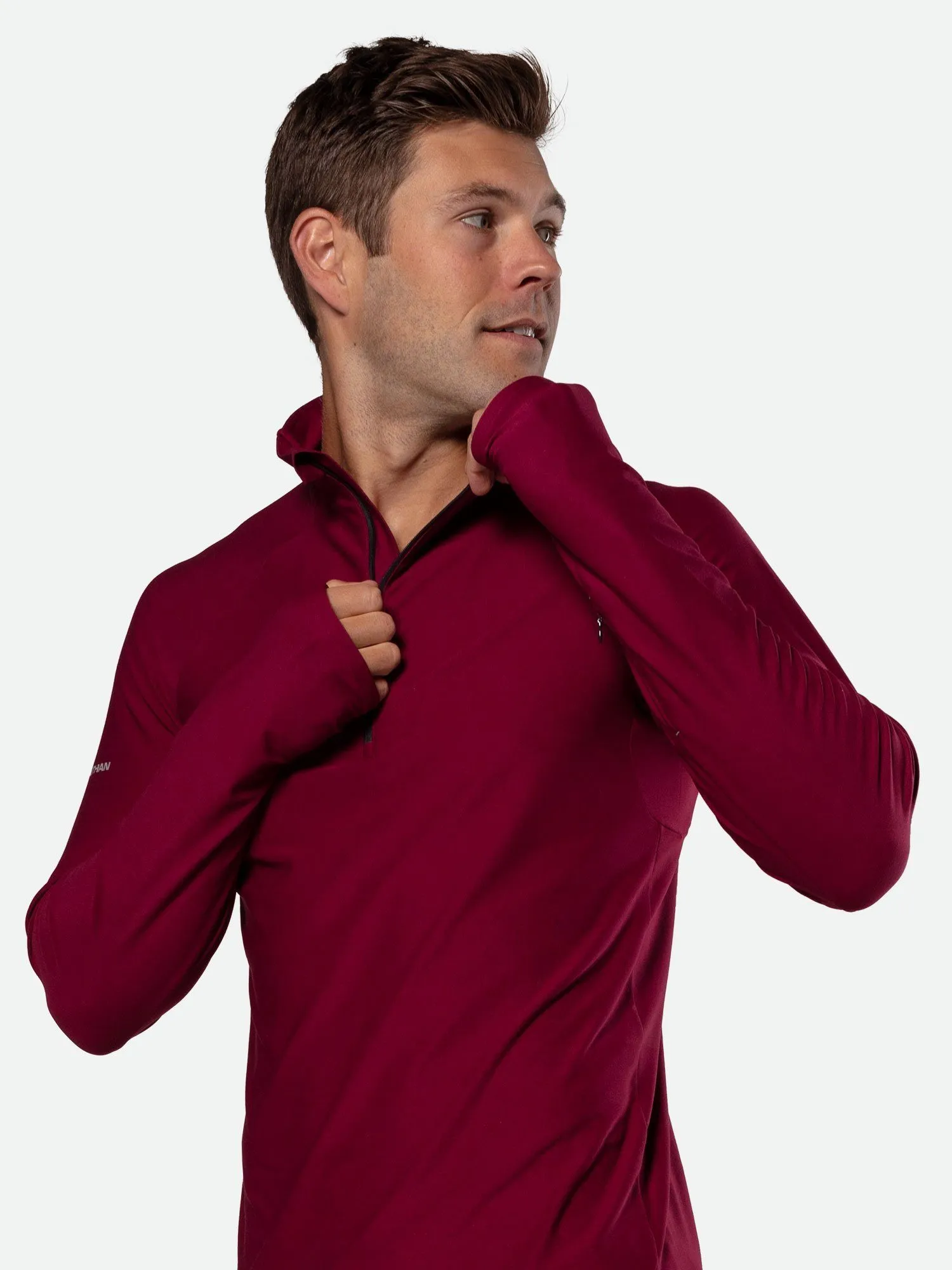 Men's Tempo Quarter Zip Long Sleeve Shirt