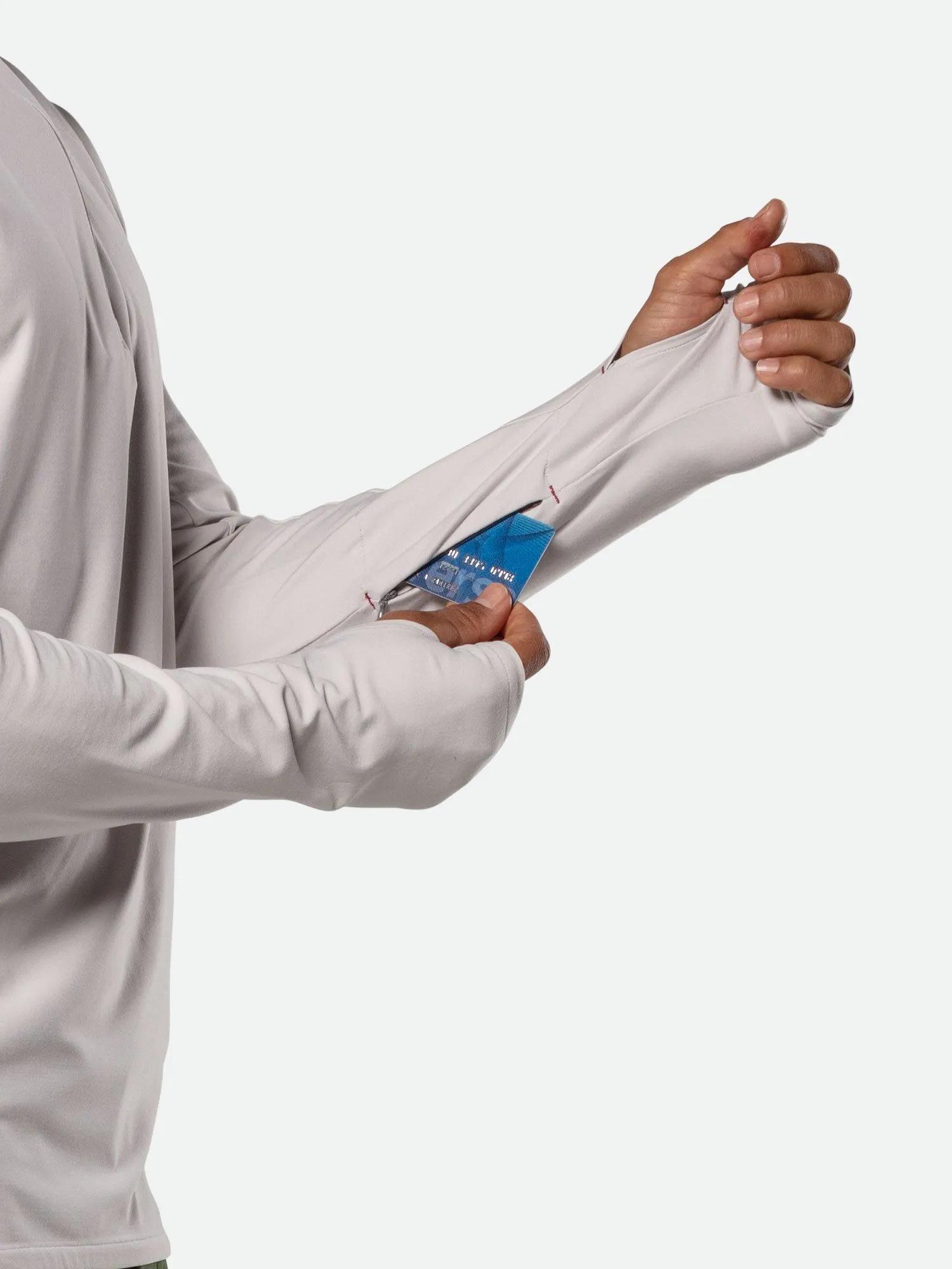 Men's Tempo Quarter Zip Long Sleeve Shirt