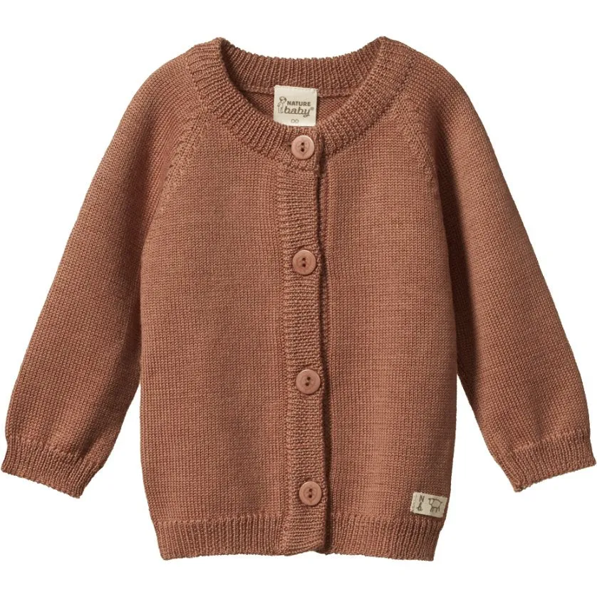 Merino Knit Cardigan - Hazelnut