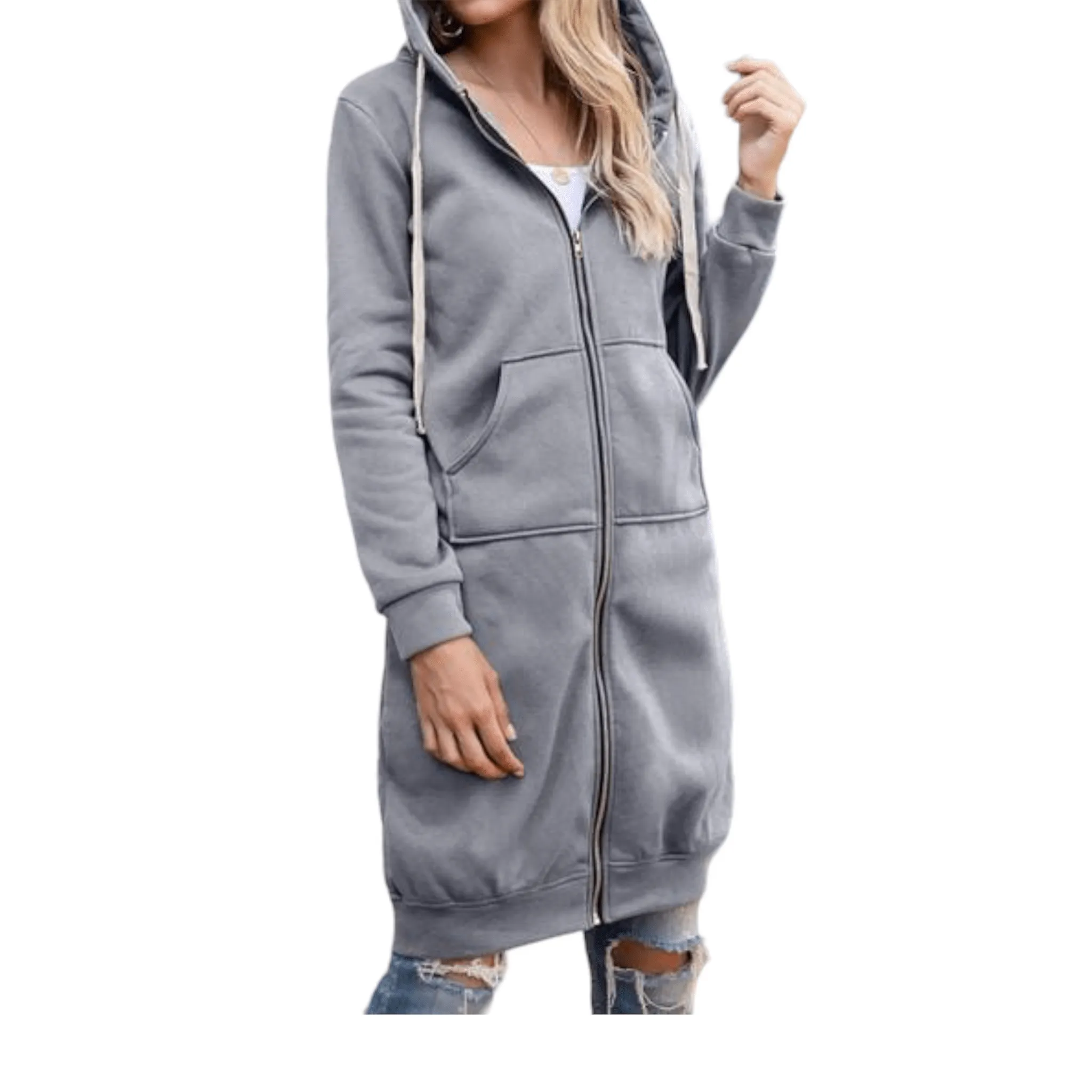 Midnight Cozy Zip Hoodie