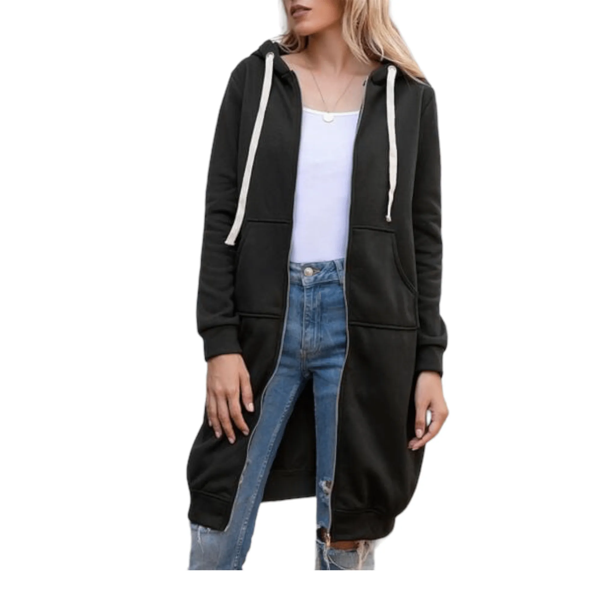 Midnight Cozy Zip Hoodie