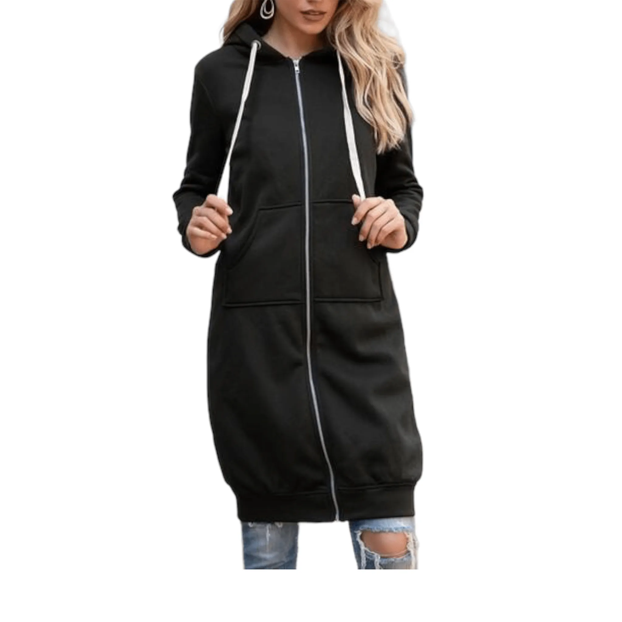 Midnight Cozy Zip Hoodie