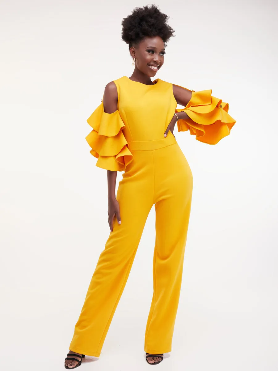 Mitet Jumpsuit - Mustard Yellow
