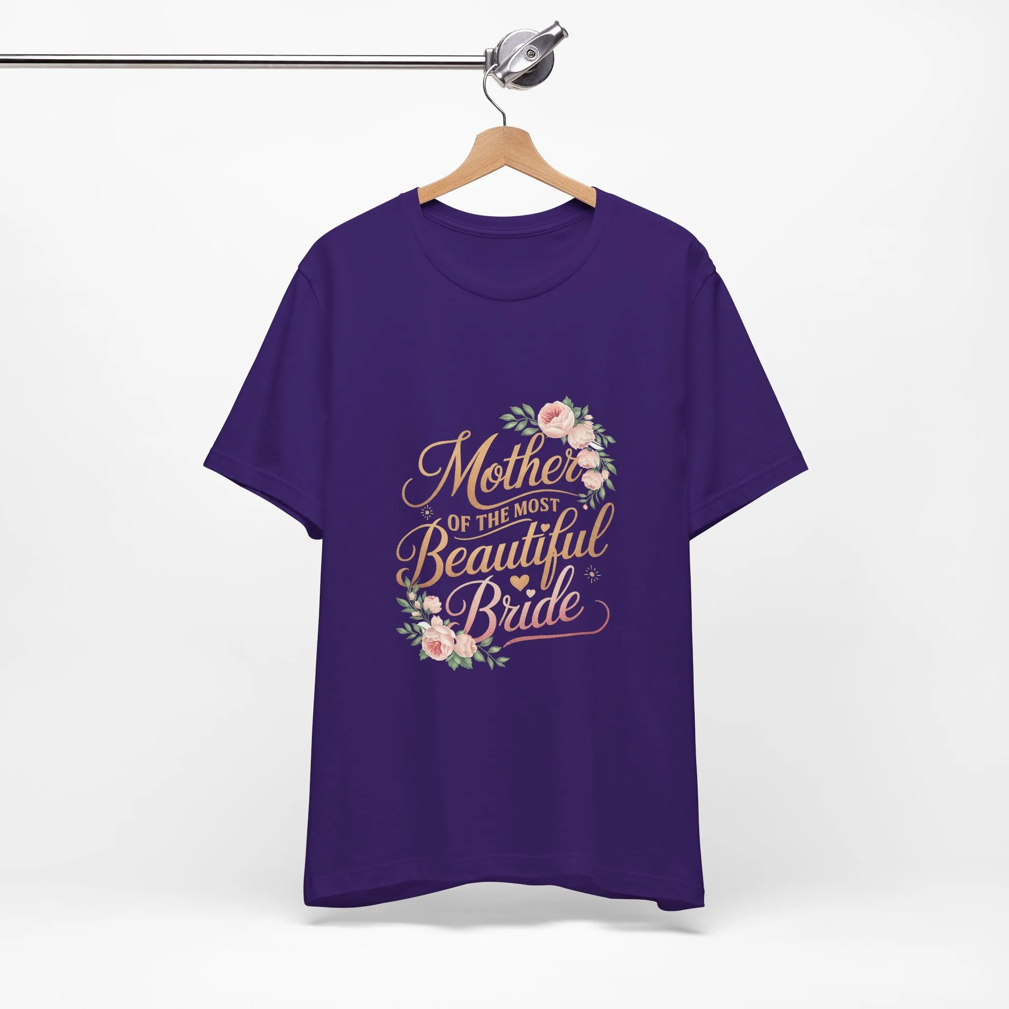 Mom Of The Most Beautiful Bride T-Shirt - Unisex Garment-Dyed Tee