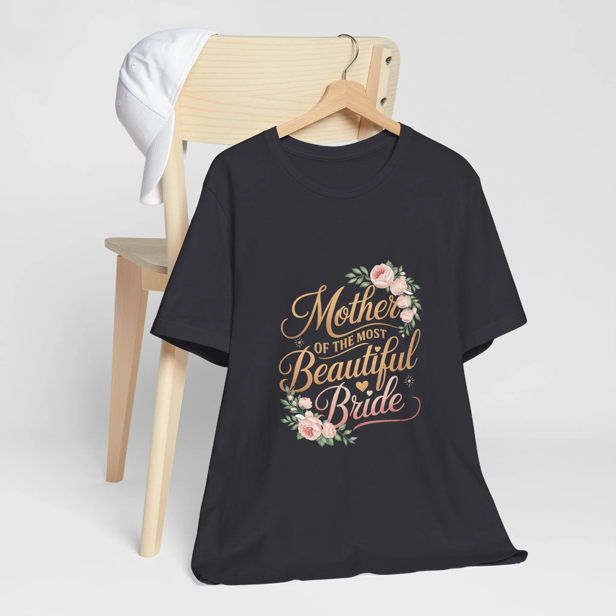 Mom Of The Most Beautiful Bride T-Shirt - Unisex Garment-Dyed Tee