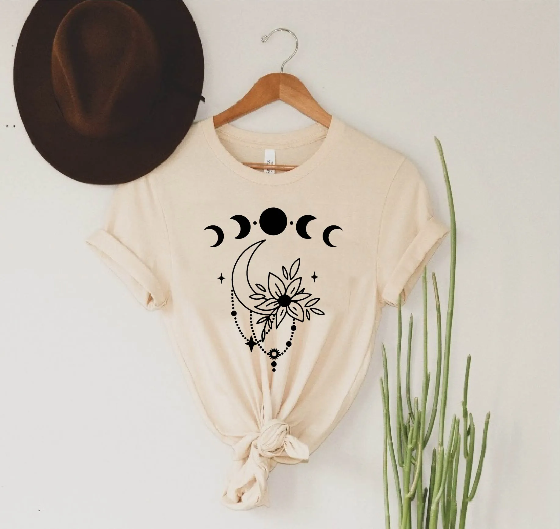 Moon Phases Boho Shirt | Fall Shirt | Unisex Crew