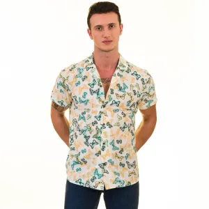 Multi Color European Made & Designed Hawaiian Summer Shirts For Men