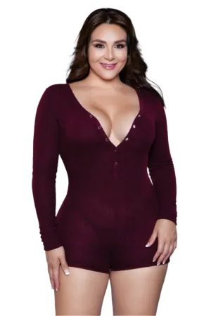 Nala Romper Burgundy S up to 3XL