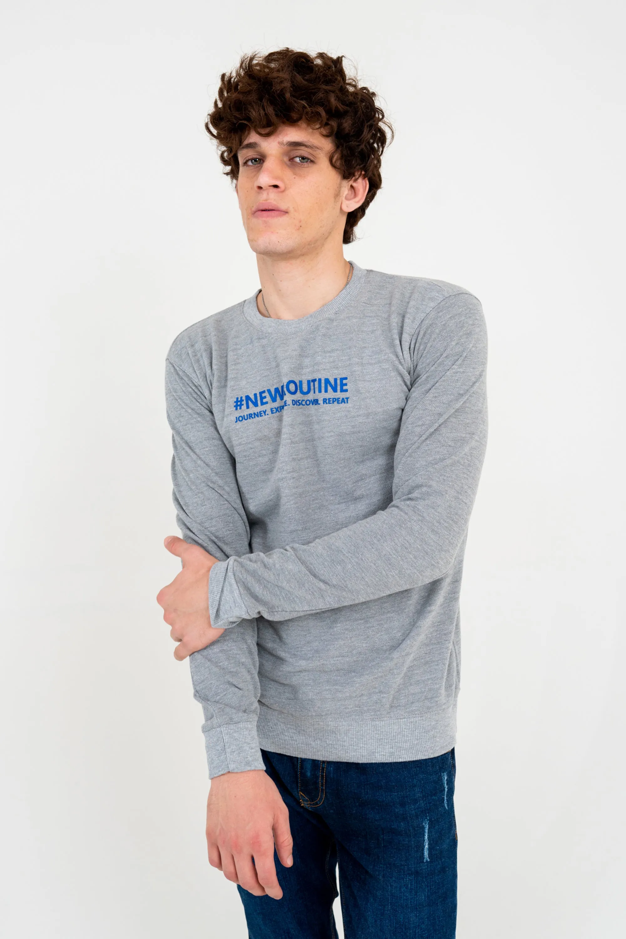 New Routine Sweatshirt-Grey