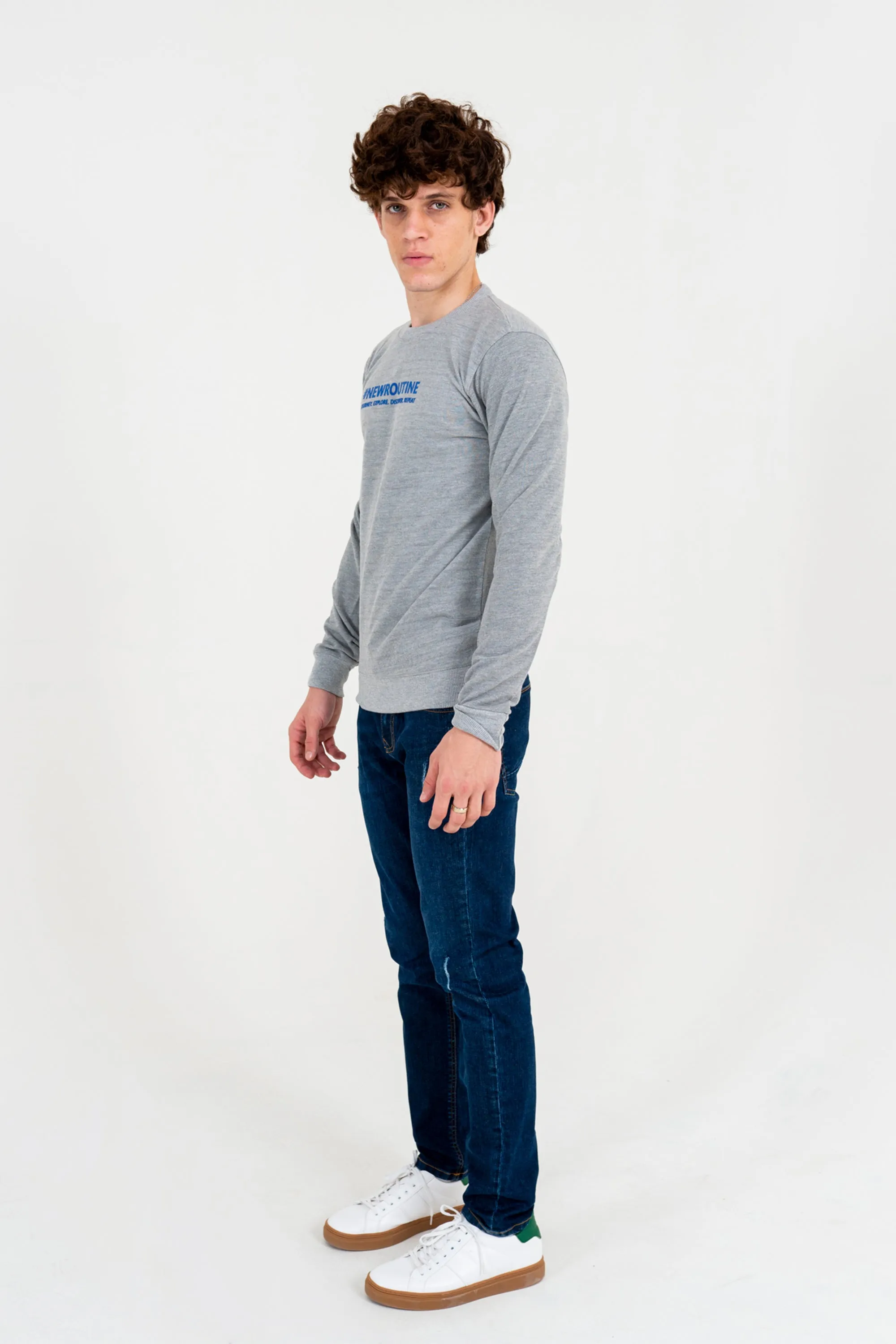 New Routine Sweatshirt-Grey