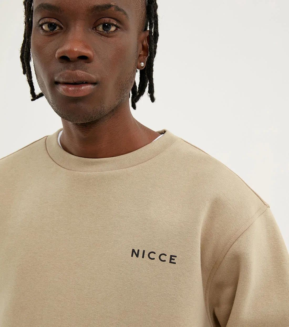 Nicce Chest Logo Sweatshirt Corn