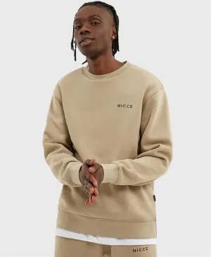 Nicce Chest Logo Sweatshirt Corn