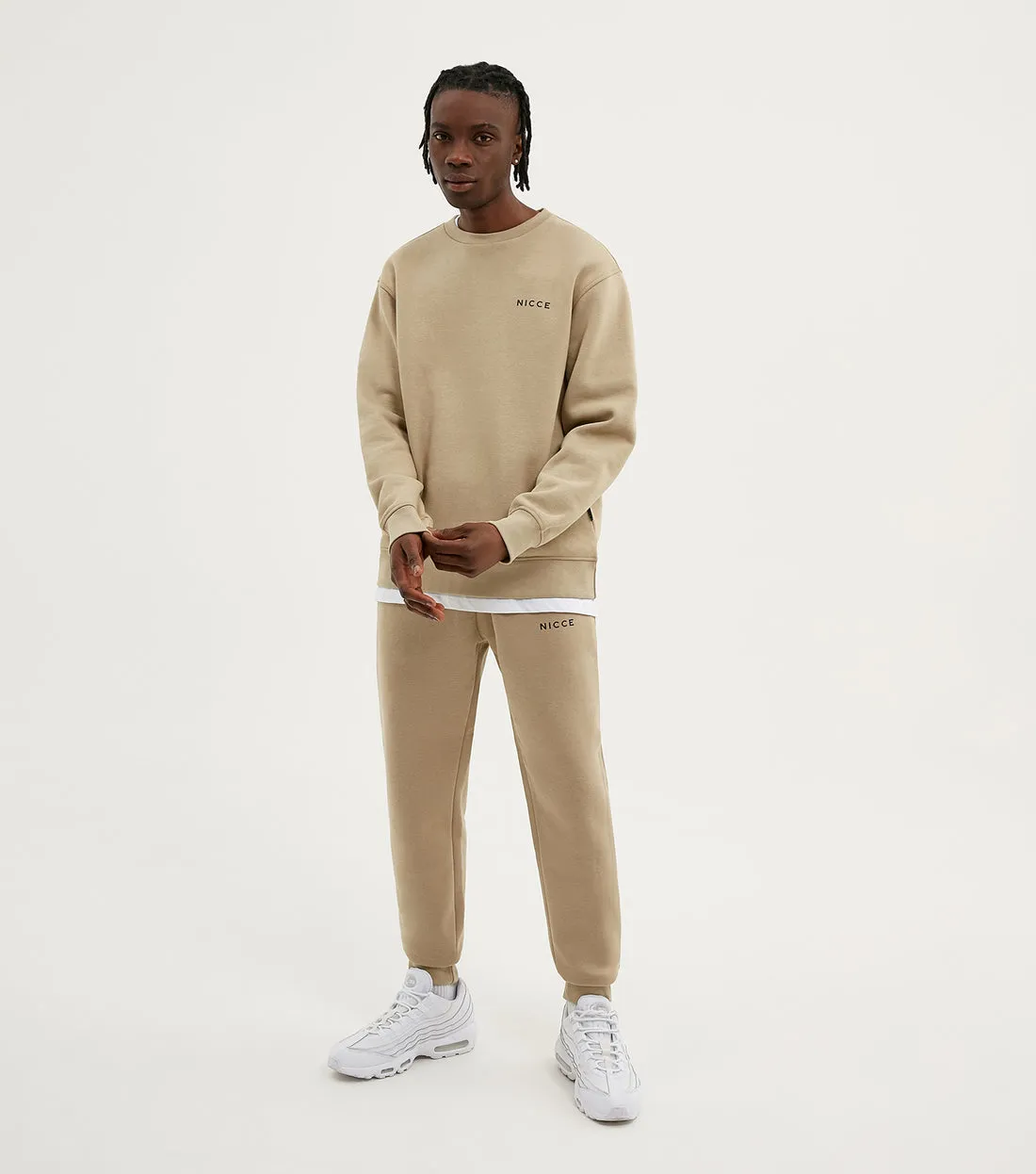 Nicce Chest Logo Sweatshirt Corn