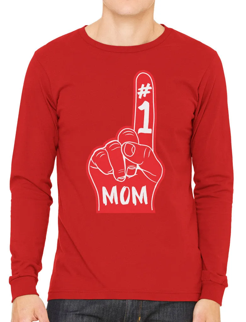 Number 1 Mom Men's Long Sleeve T-shirt