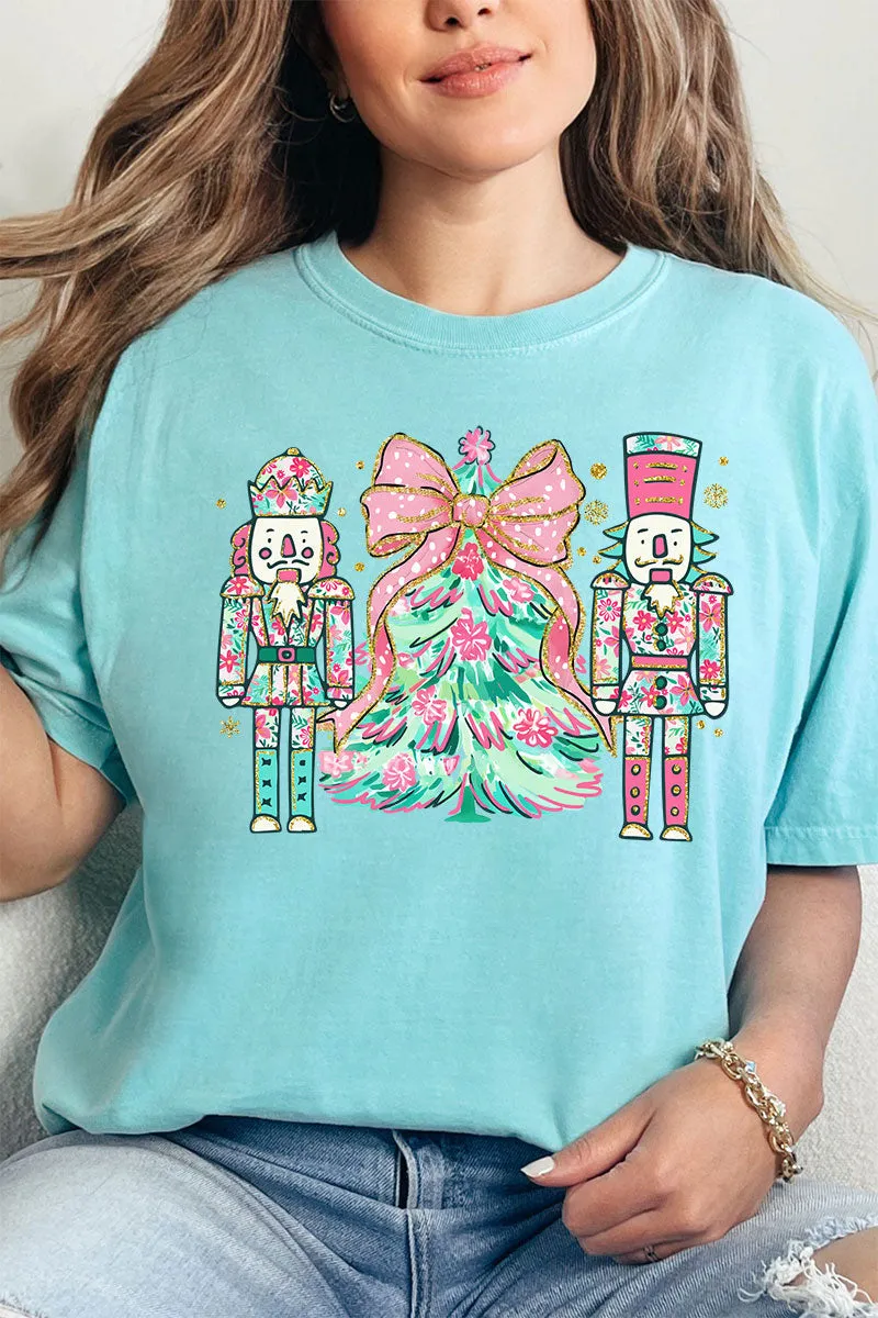 Nutcracker Preppy Blossom Comfort Colors Adult Ring-Spun Cotton Tee