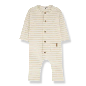 One More In The Family- SANDER peach jumpsuit