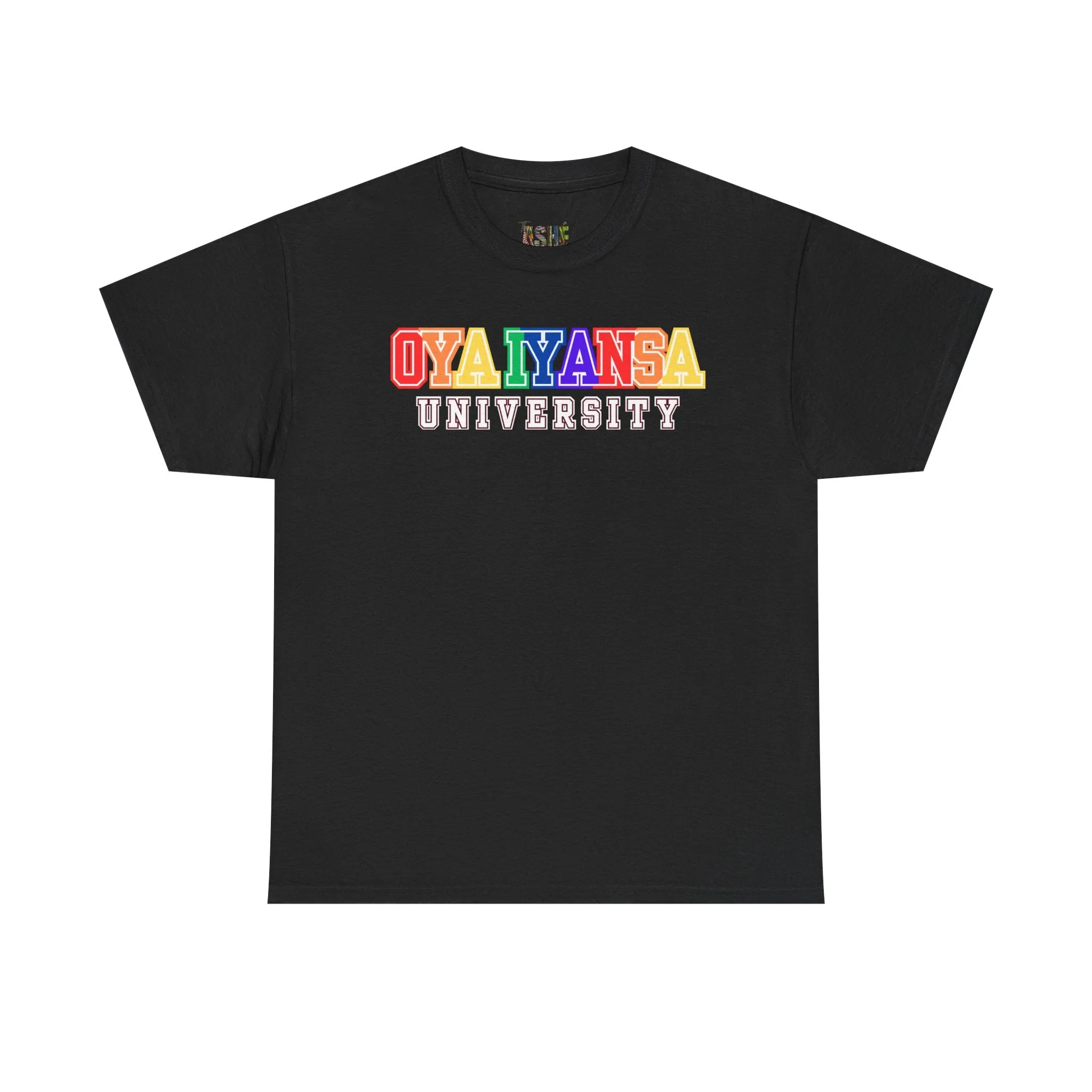 Oya Iyansa University Unisex Heavy Cotton Tee - Vibrant Campus Style Shirt