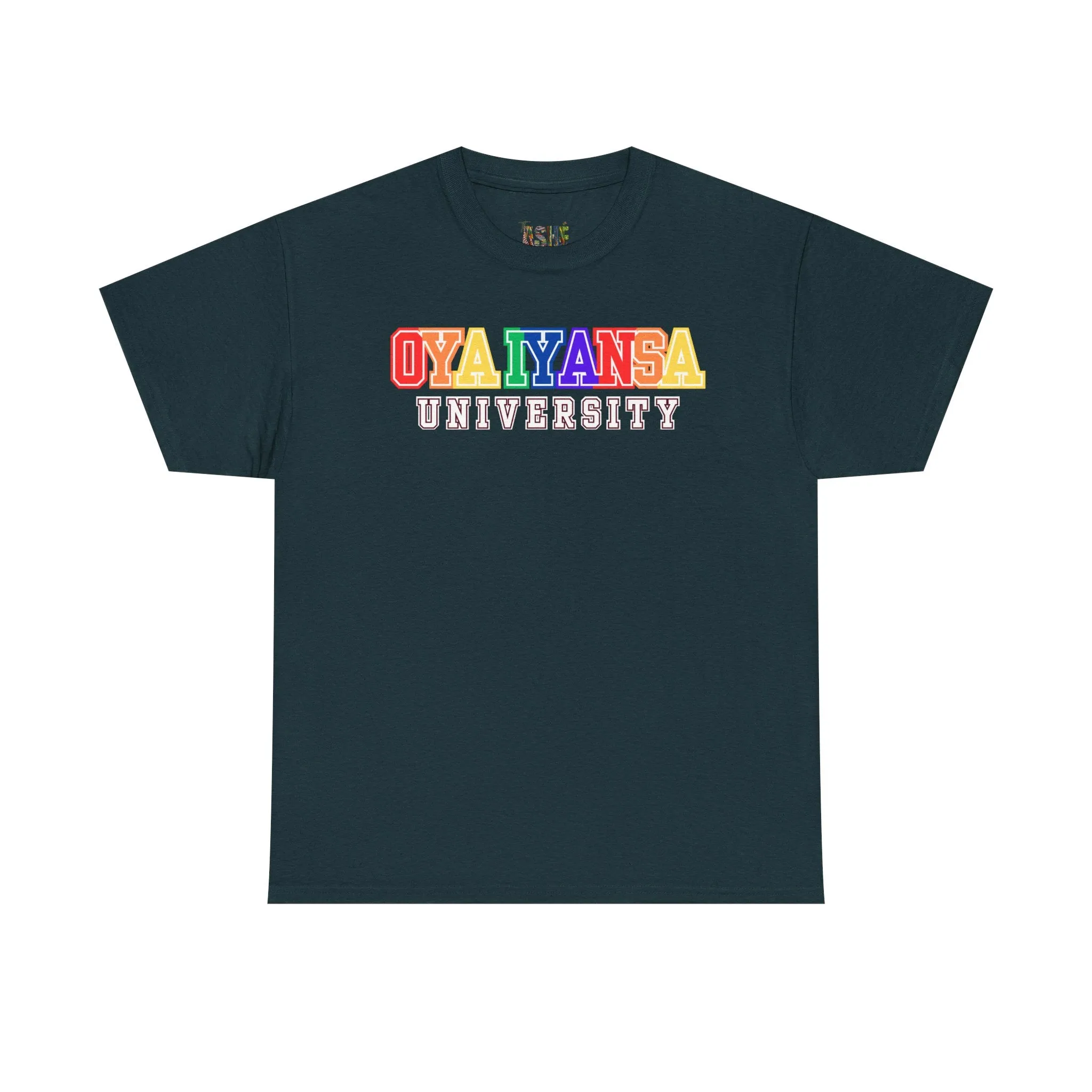 Oya Iyansa University Unisex Heavy Cotton Tee - Vibrant Campus Style Shirt