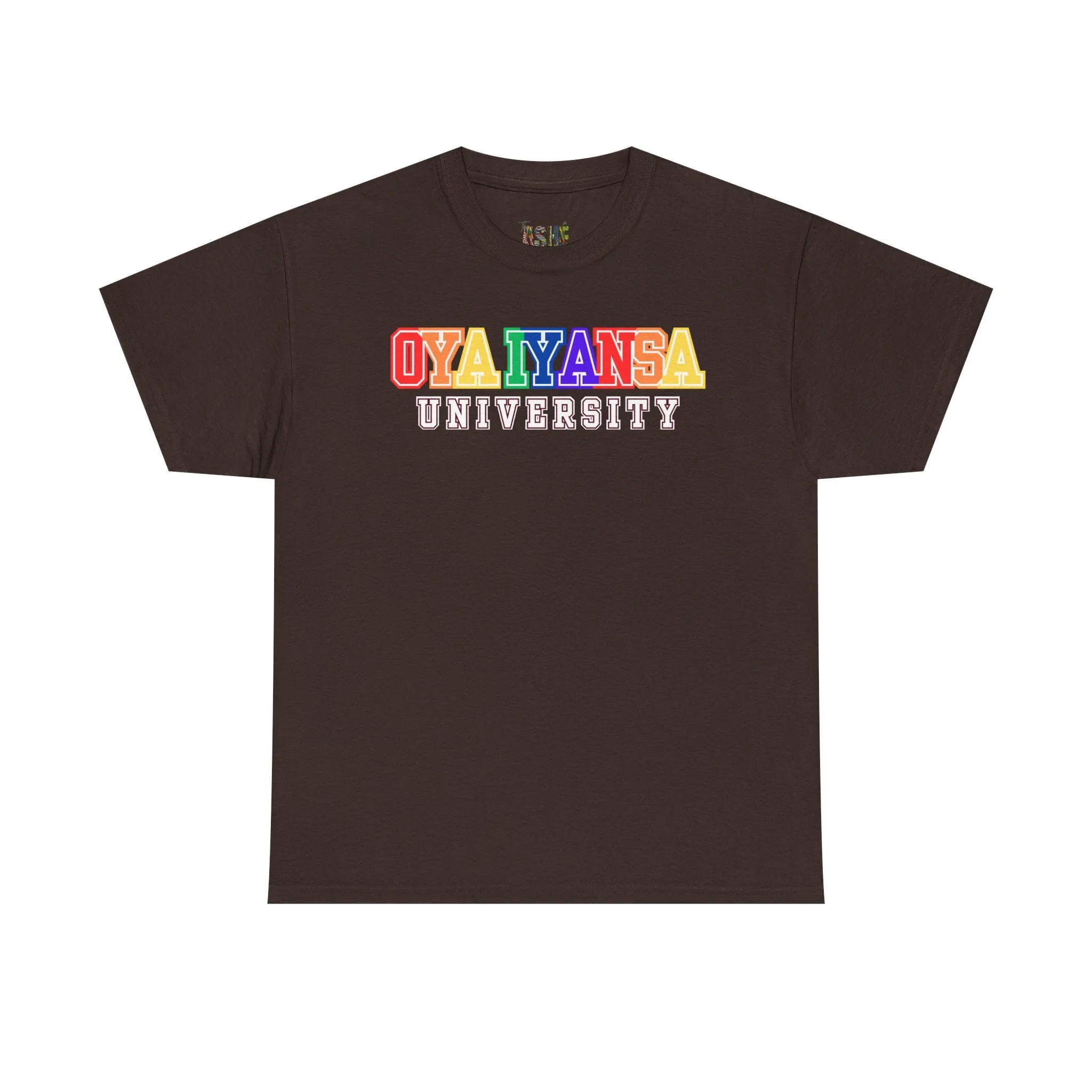 Oya Iyansa University Unisex Heavy Cotton Tee - Vibrant Campus Style Shirt