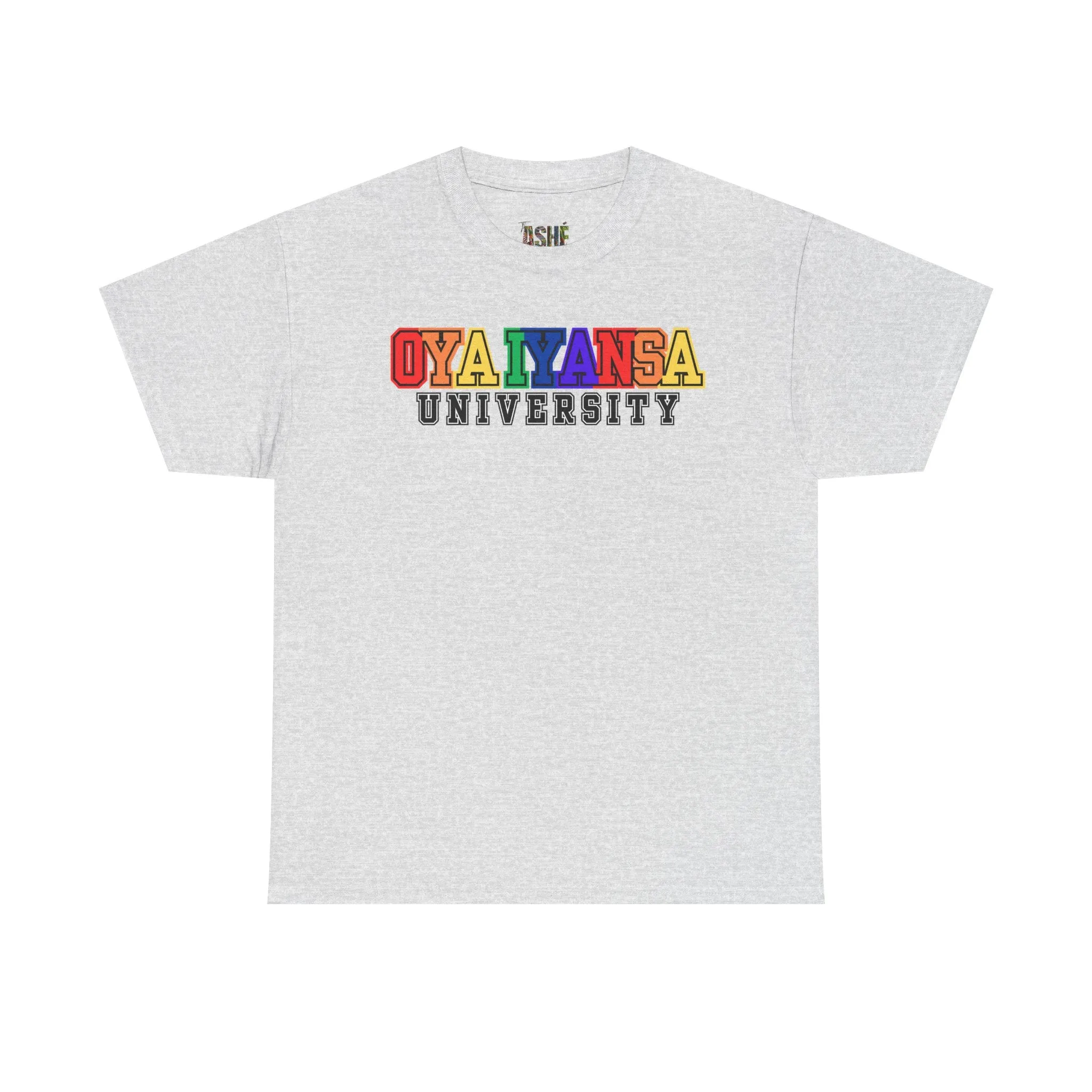 Oya Iyansa University Unisex Heavy Cotton Tee - Vibrant Campus Style Shirt