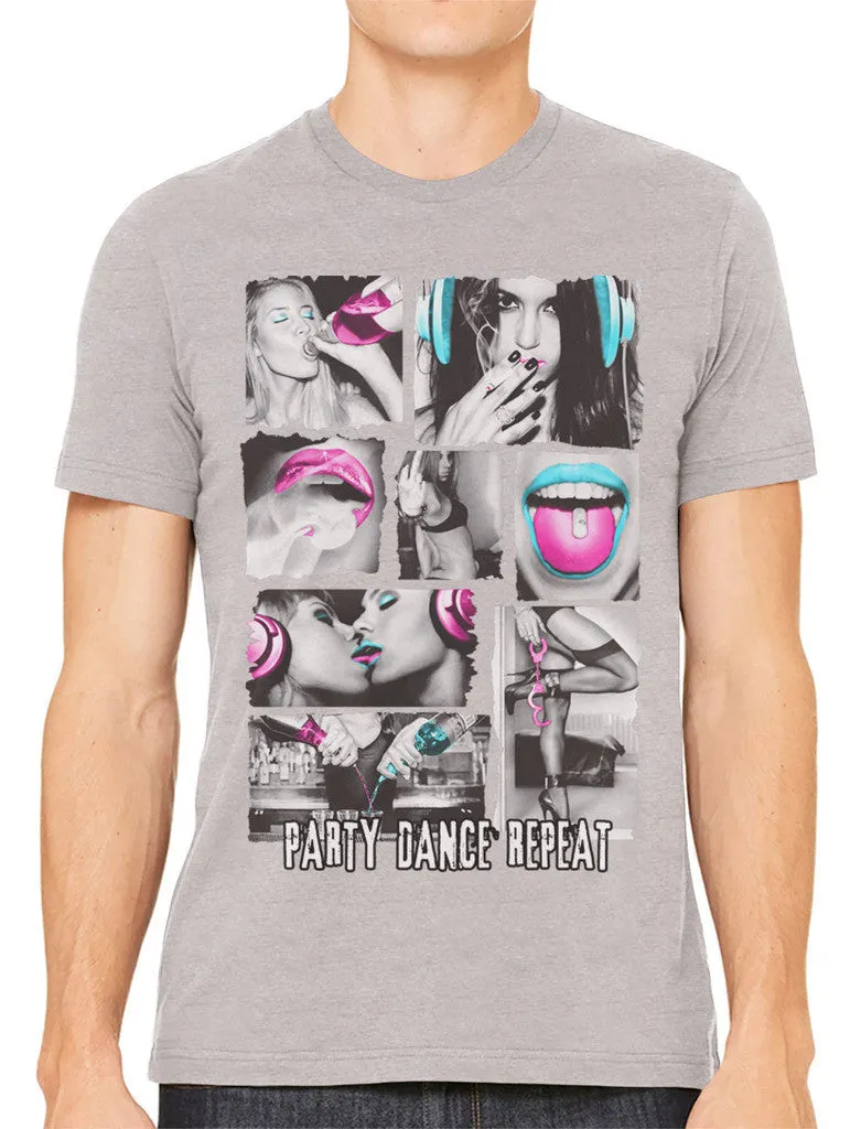 Party Dance Repeat Men's T-shirt