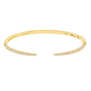 Pavé Claw Bangle