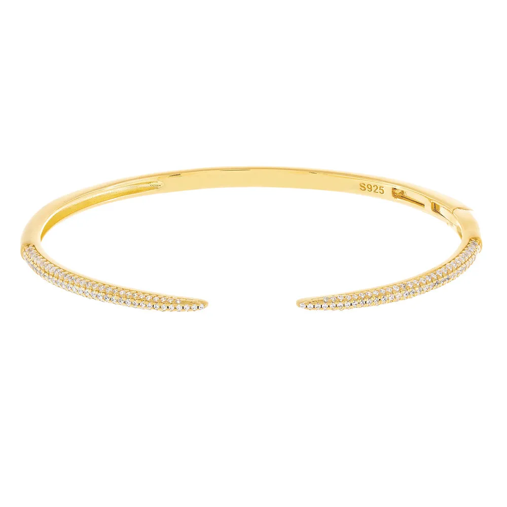Pavé Claw Bangle