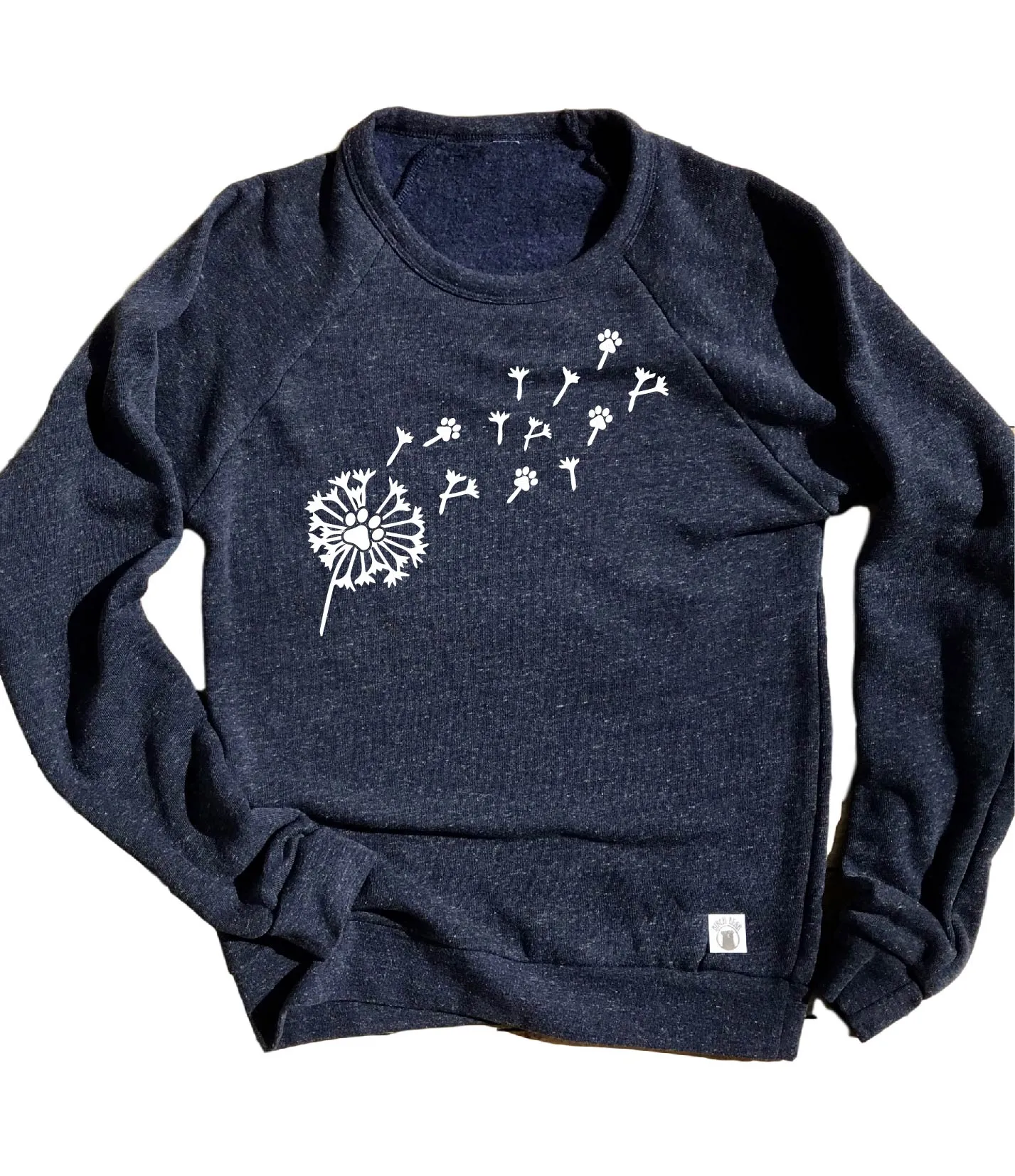Paw Dandelion Sweatshirt | Unisex Triblend Sweatshirt