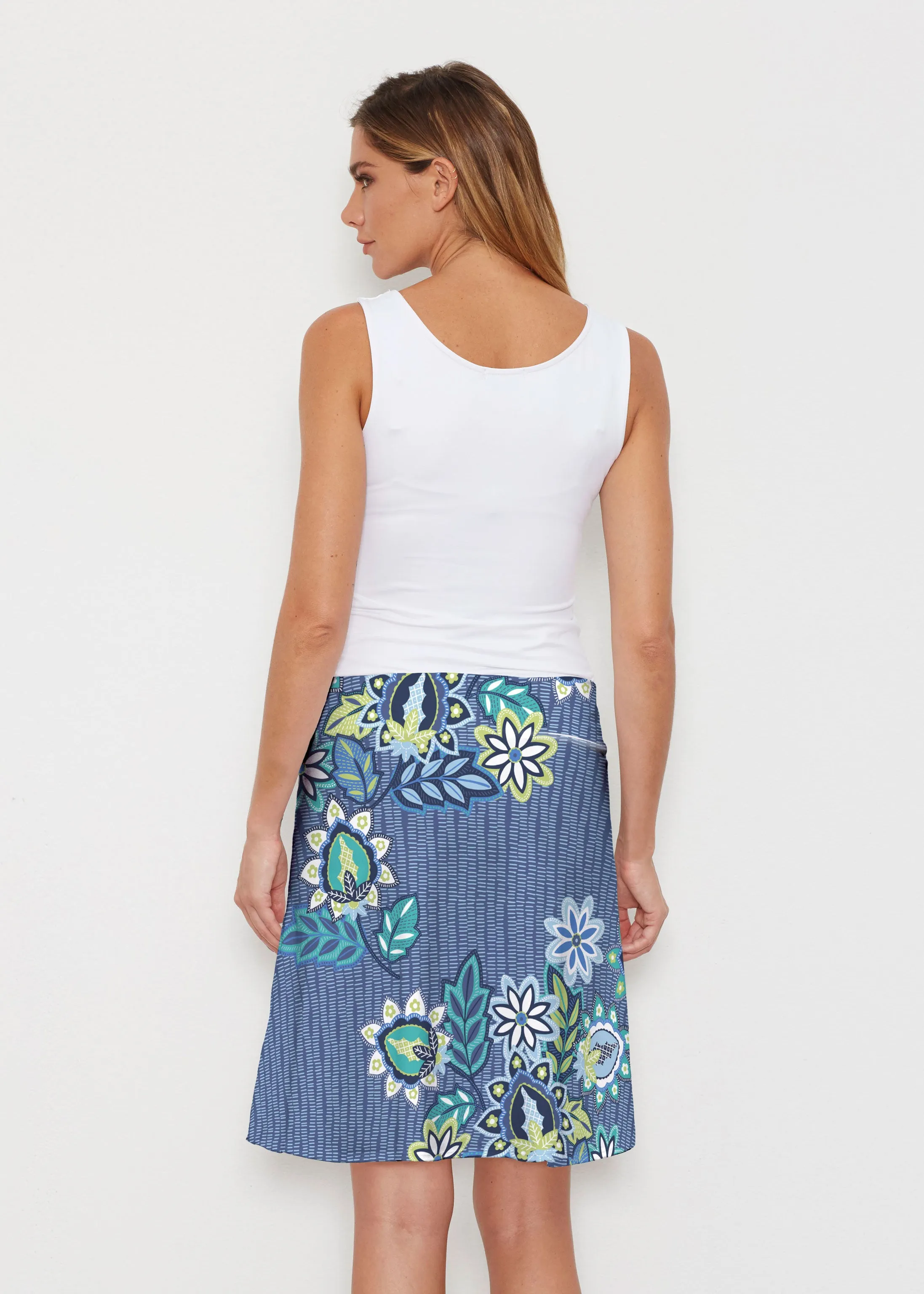 Phoebe (13581) ~ Silky Brenda Skirt 21 inch