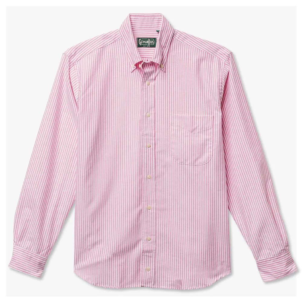 Pink Stripe Spring Oxford Weekend Shirt