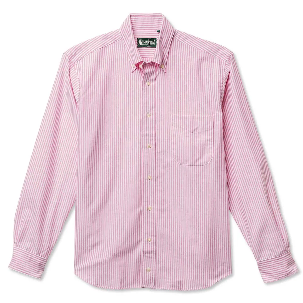 Pink Stripe Spring Oxford Weekend Shirt