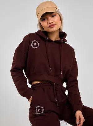 Pink Vanilla Cropped Hoodie