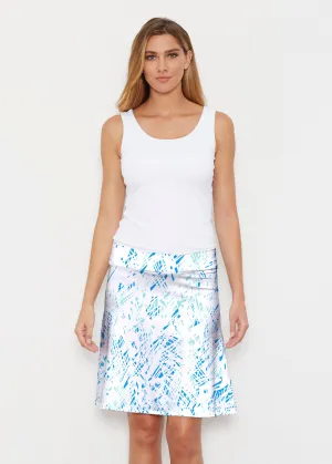 Pixie Blue (8077) ~ Silky Brenda Skirt 21 inch